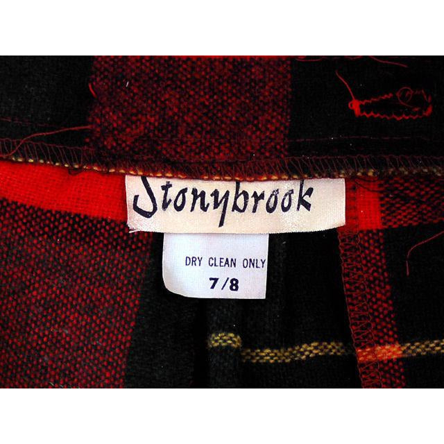 Vintage Pencil Skirt Red/Green/Black Plaid Wool 1980s 50s Look Small Cart2cart The Best Vintage Clothing