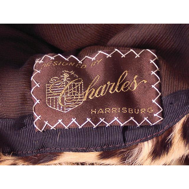 Vintage Genuine Fur Hat Toque Style Late 1940s By Charles Hats,New Arrivals The Best Vintage Clothing