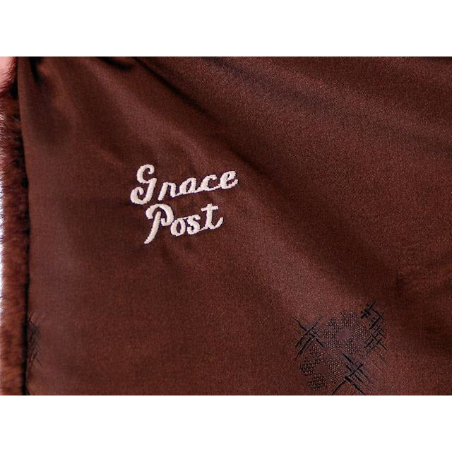 Vintage Dark Brown Ranch Mink Stole 1950s Luxury Fur Women's vendor-unknown