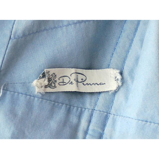 Vintage Pin-Up 1PC Bathing Suit & Coverup Baby Blue Cotton De Pinna 1940s Small Women's,New Arrivals De Pinna