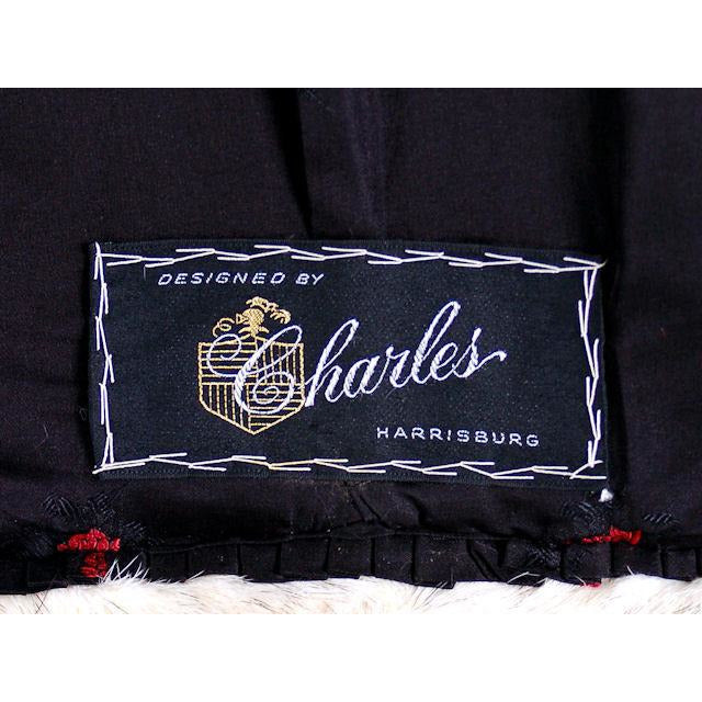 Vintage Ladies Coat Black Persian Lamb Mink Silver Mink Trim & Hat 1950s Women's,New Arrivals The Best Vintage Clothing