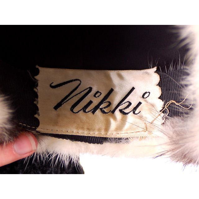 Vintage Ladies Coat Black Persian Lamb Mink Silver Mink Trim & Hat 1950s Women's,New Arrivals The Best Vintage Clothing