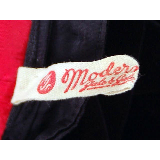 Vintage Black Velvet Full Skirt w Red Fringe Hem 1940s Small Modern Jr Cart2cart The Best Vintage Clothing