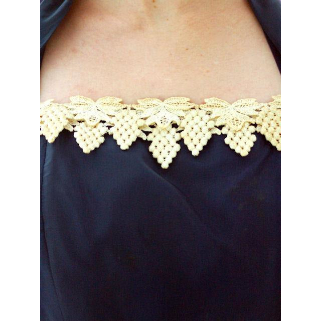 Vintage 1940s Dress Halter Gown Navy Blue Taffeta Circle Skirt Small 32-26-Free Women's,New Arrivals The Best Vintage Clothing