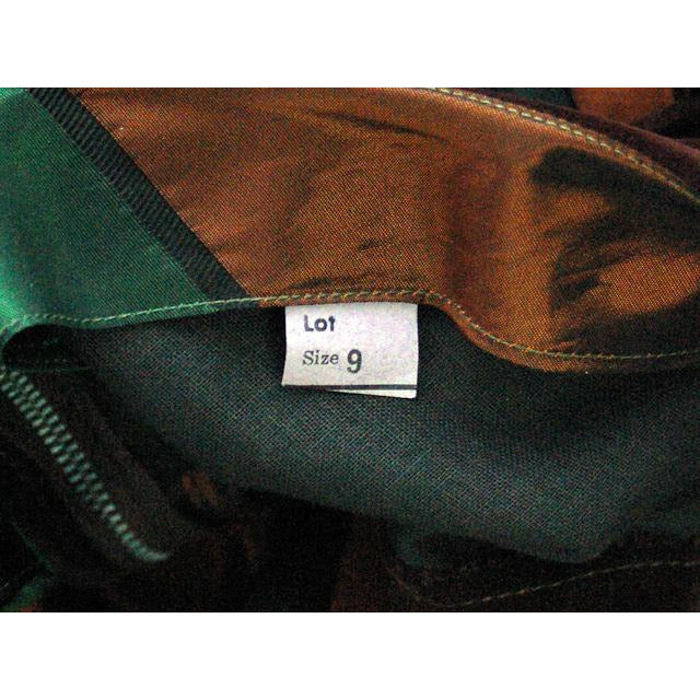 Vintage Velvet, Emerald & Copper Iridescent Taffeta Bubble Dress 1940s 34-24-Free Women's,New Arrivals The Best Vintage Clothing