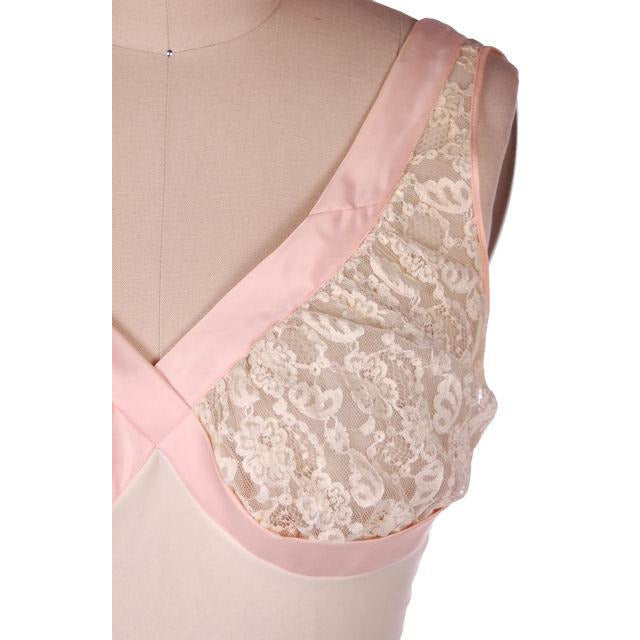 Vintage Sheer & Lace 2PC Peignoir Pink 1950s Classic Eye-Ful Label Small 34 Cart2cart The Best Vintage Clothing