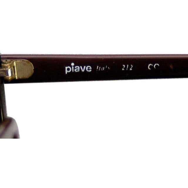 Vintage 1980s Brown Snakeskin Print Sunglasses Piavi Italy 212 CC w/ Soft Case Accessories Laura Biagiotti