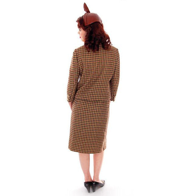 Vintage Davidow Womens Suit Chanel Style 1960s Wool 38-24-27 Women's,New Arrivals Davidow