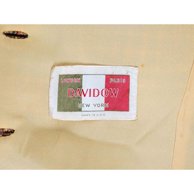 Vintage Davidow Womens Suit Chanel Style 1960s Wool 38-24-27 Women's,New Arrivals Davidow