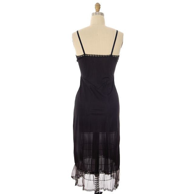 Vintage Full Slip Black Nylon Luxite by Holeproof 1940s Sz 34 Women's,New Arrivals Holeproof