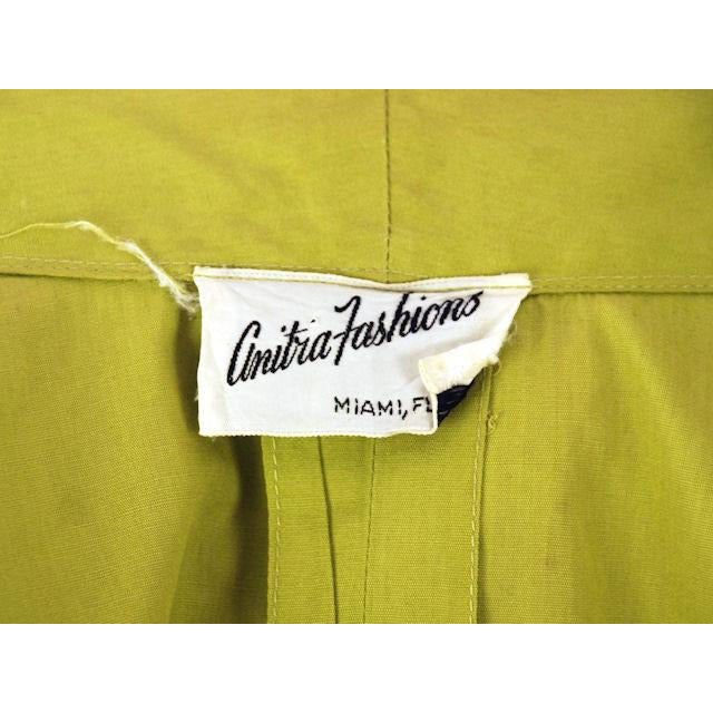 Vintage Sun Dress Chartreuse Green Cotton Full Skirt/Bolero Jacket 1940s 34-28-Free Women's,New Arrivals vendor-unknown