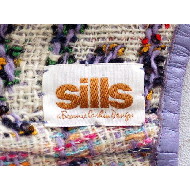 Vintage Bonnie Cashin Suit Wool Boucle Pastels Leather Trimmed 1960s 42-30-40 Women's Bonnie Cashin