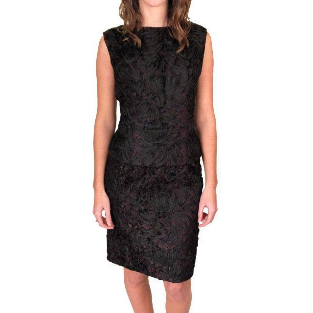 Vintage Embroidered Ribbon Cocktail Dress 1950s Small Cart2cart The Best Vintage Clothing