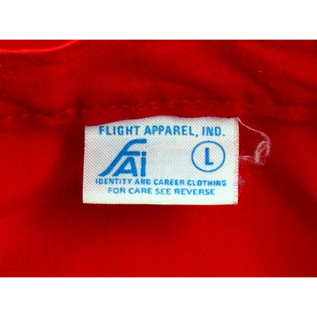 VIntage Mens Jacket Red Cotton Aircraft/Pilots Association Patch 1960s Large Men's Vintage,New Arrivals The Best Vintage Clothing