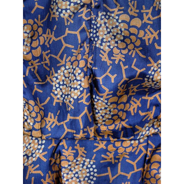 Ladies Titanic Era Vintage Navy Wool Walking Suit 1912 Printed Silk Lining 38-28-40 M Women's The Best Vintage Clothing