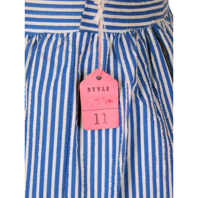 Vintage Cotton Pin Striped Jumper Sundress Criss-Cross Back 1940s NWOT 32-26-46 Cart2cart The Best Vintage Clothing