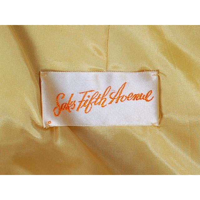 Vintage Sherbets Silk Chiffon Party Dress Summer 1965 Saks Fifth Ave 36-26-Free Women's,New Arrivals Saks Fifth Ave