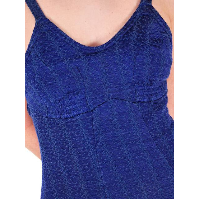 Vintage Womens Swimsuit Bathing Suit Royal Blue Textured Lastex 1930s 34 Bust Small Women's,New Arrivals Lastex