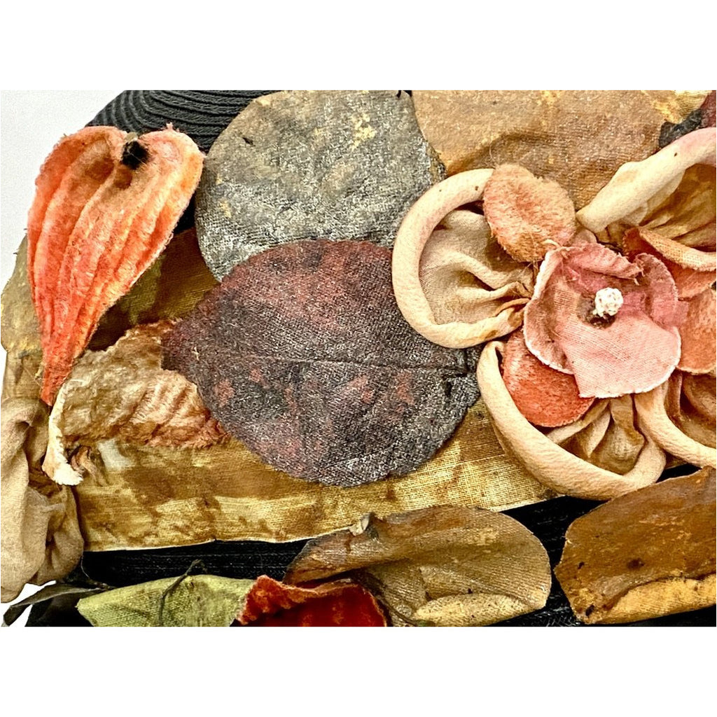 Antique Cloche Hat 1920s Flapper Flowers Straw Style Square New York Paris Large New Arrivals The Best Vintage Clothing