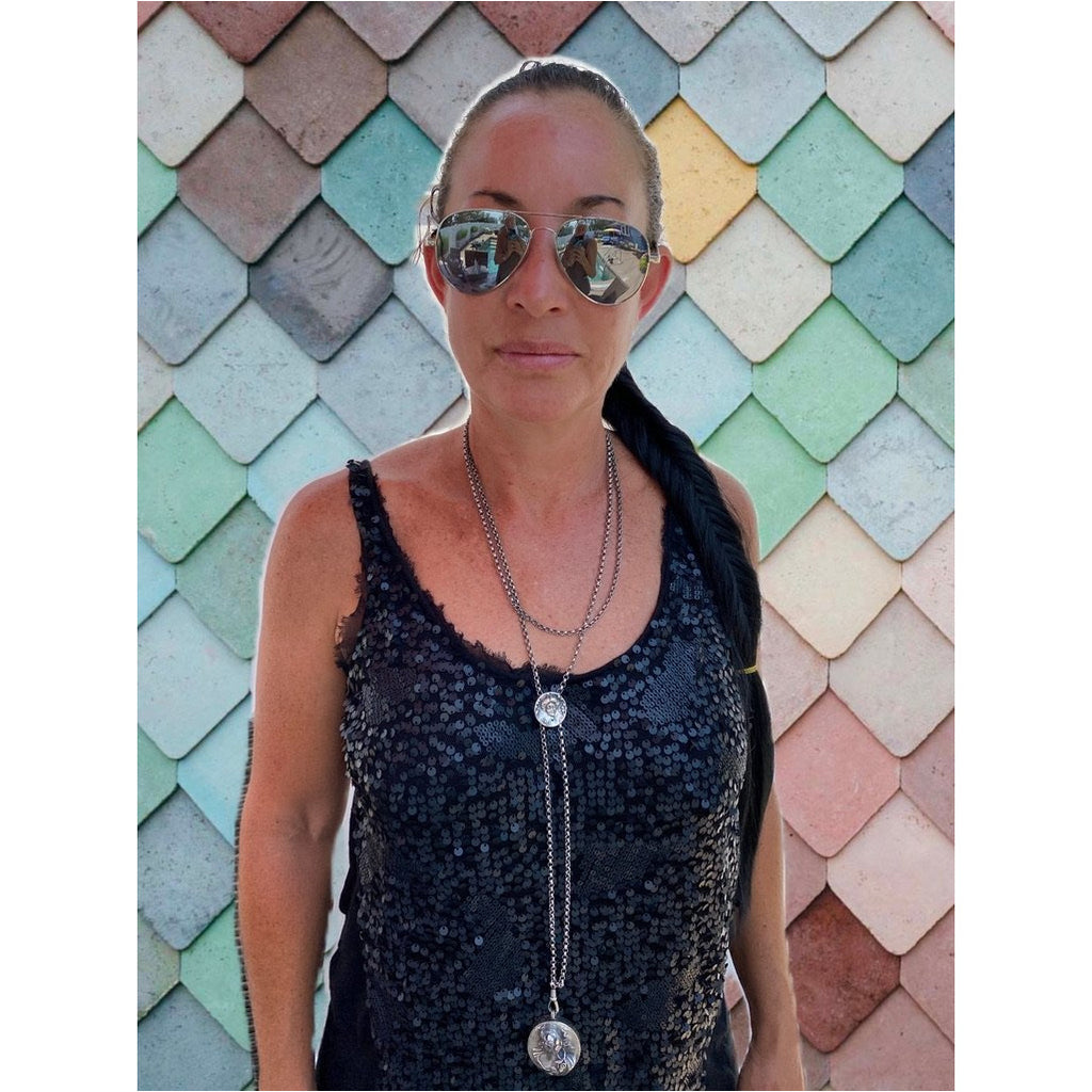 Antique Henryk Winograd .999 Silver Art Nouveau Double Repoussé Necklace Jewelry,New Arrivals Henryk Winograd