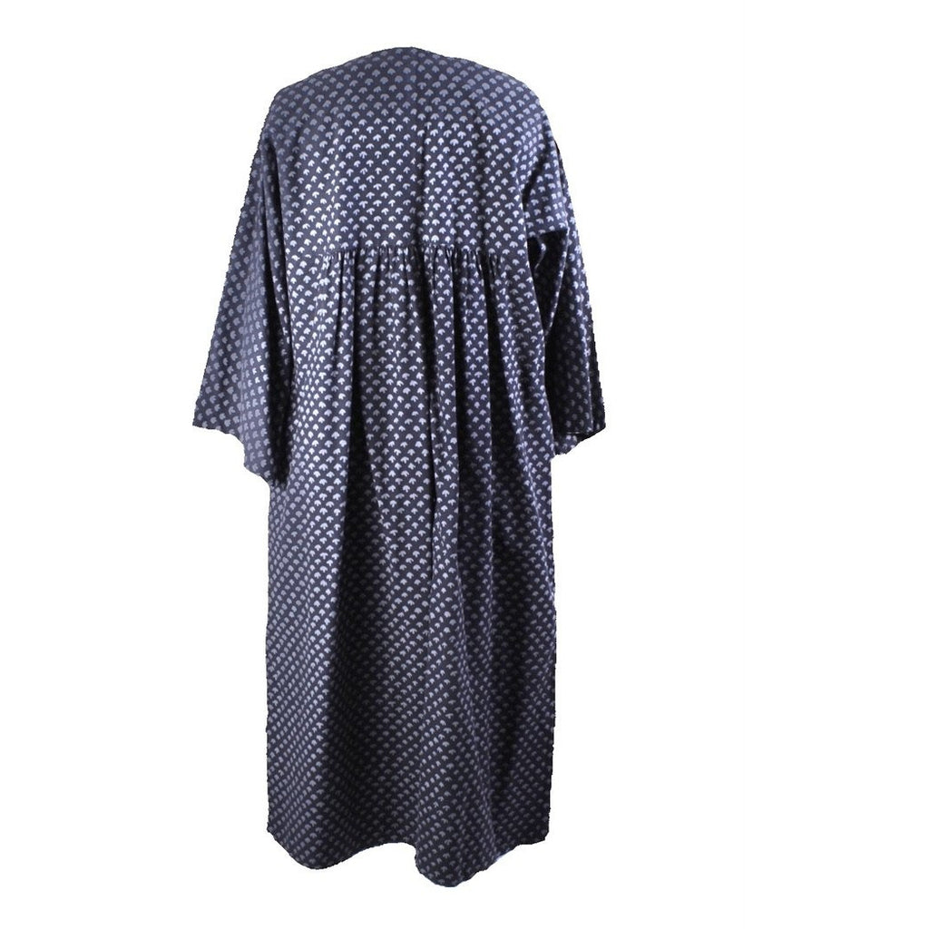Vintage Marimekko Dress 1968 RARE Womens M Shift Dress Blue Gray Mini Print marimekko The Best Vintage Clothing