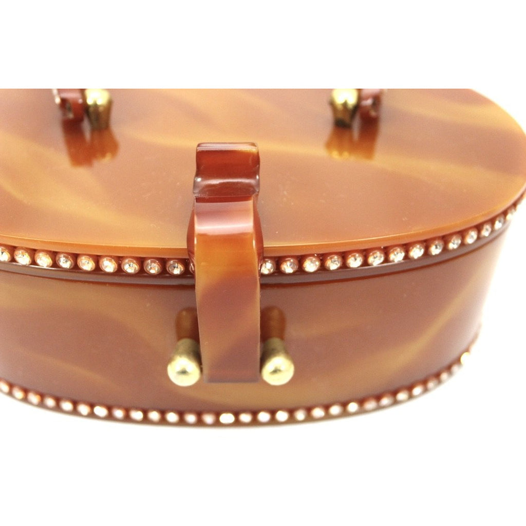 Vintage Wilardy Lucite Box Purse Amber Butterscotch 1950s Rhinestones Handbags,New Arrivals Wilardy