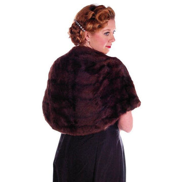 Vintage Fur  Stole Beautiful Brown Squirrel Valles Furs 1950S Glamour - The Best Vintage Clothing
 - 1