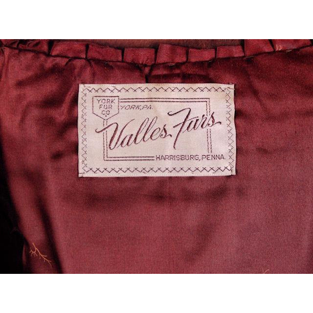 Vintage Fur Stole Beautiful Brown Squirrel Valles Furs 1950S Glamour Women's The Best Vintage Clothing