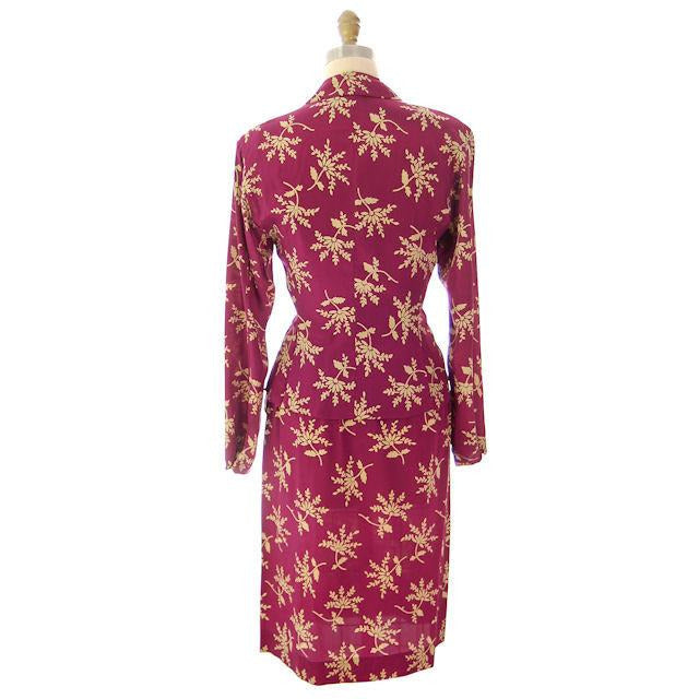 Vintage Calvin Klein 3 PC Suit Silk NOS 1980s Women's,New Arrivals Calvin Klein