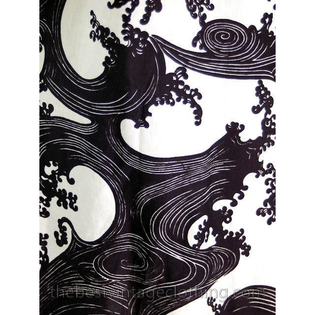 Vintage Psychedelic Tree Print Caftan Dress 1970s 36" Bust Womens Small Women's,New Arrivals The Best Vintage Clothing