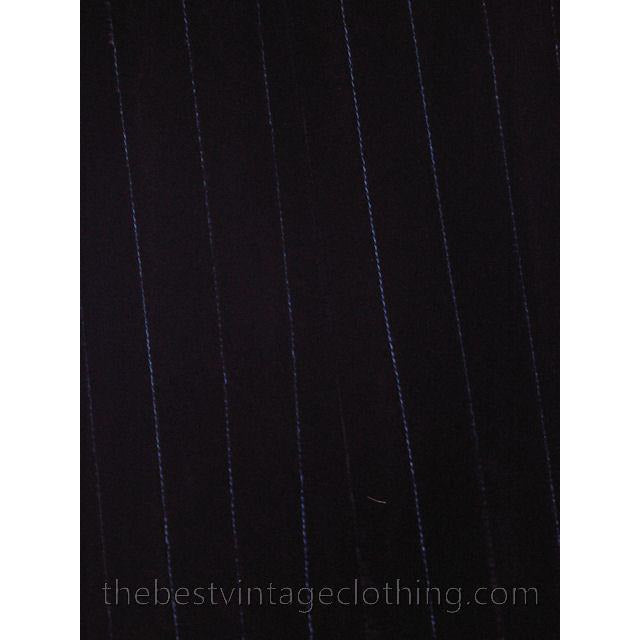 Stunning 1970s Vuokko Suomi Finland Black & Blue Velvet Gown 1930s Style S-L marimekko Vuokko