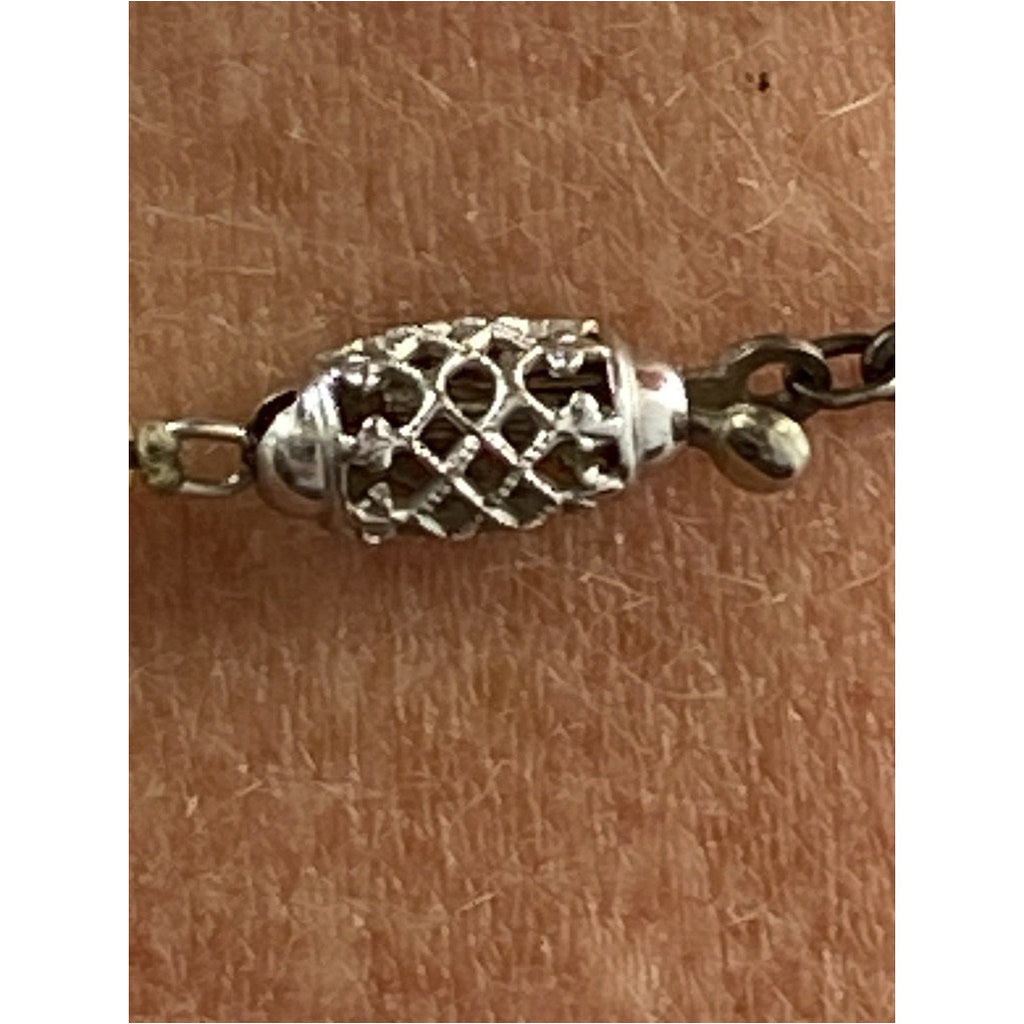 Vintage Necklace Genuine 3-5mm Pearls W 10K Clasp Jewelry The Best Vintage Clothing