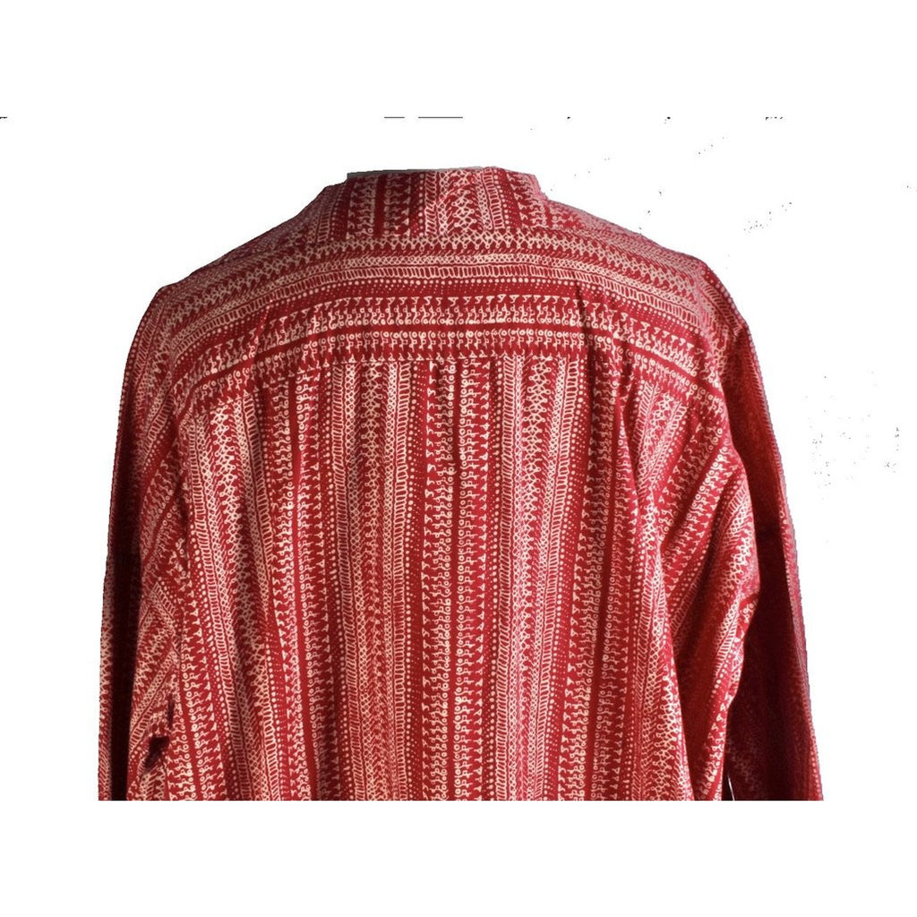 RARE Vintage Marimekko Maxi Dress 1970s Womens S Red & Cream Mini Print marimekko The Best Vintage Clothing