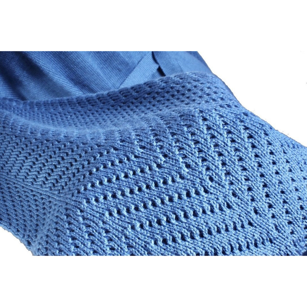 Parnes Feinstein VTG Blue Maxi Sweater Dress Womens Large NWOT Cashmere? Cart2cart The Best Vintage CLothing