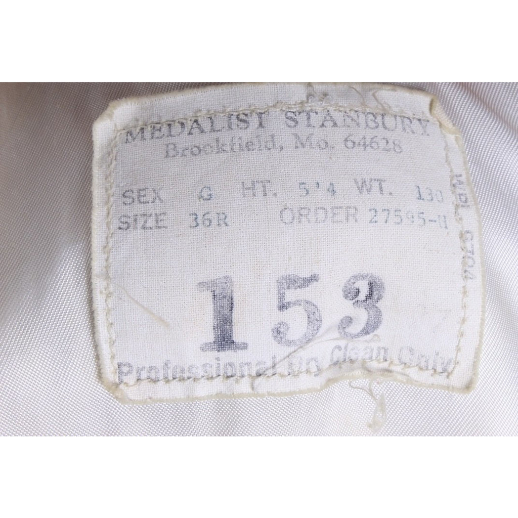 Rare Vintage 1950's Marching Band Uniform 36R Youth Wool Blue Ivory Medalist Jacket jacket The Best Vintage Clothingq