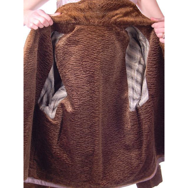 Vintage Mauve Metallic Leather Suit Pencil Skirt 4 Pc 1950S 33-24-34 Cart2cart The Best Vintage Clothing