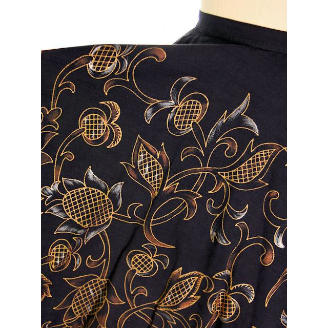 Vintage Hand Painted Cotton Circle Skirt 1940s Mexico 24" Waist Londy Of Mexico Cart2cart Londys Of Mexico