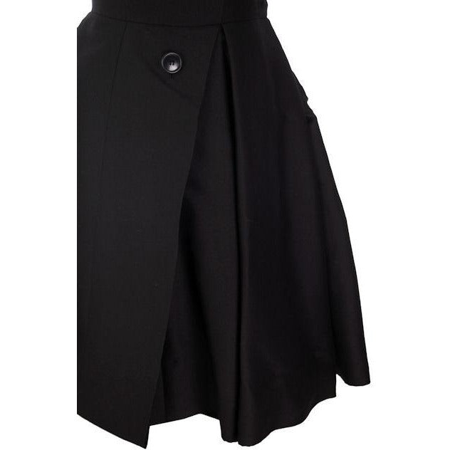 Vintage James Galanos Couture Cocktail Dress Black Full Skirt Late 1950s 38-31-Free Women's,New Arrivals Galanos