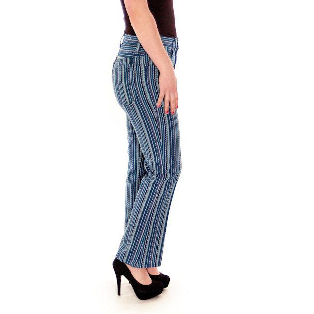 Vintage Levis Big E Blue Striped Button Fly Womens 29" Waist Late 1960s Women's,New Arrivals Levi's