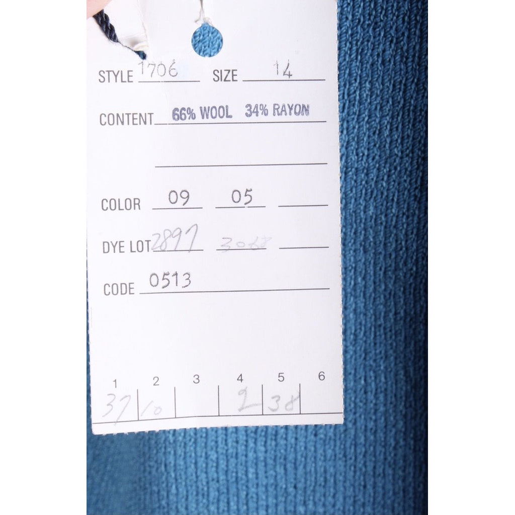 Vintage Dana Hogan Santana Knit 1980s Sweater Dress Womens M/L 1930s look NWT Women's,New Arrivals The Best Vintage Clothing