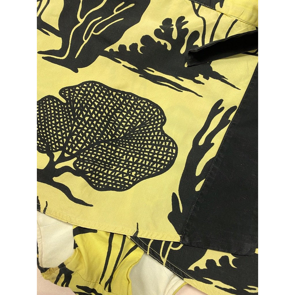 VTG Louella Ballerino 1940s Swimsuit 2 PC RARE Bates Fabric Undersea Yellow New Arrivals The Best Vintage Clothing