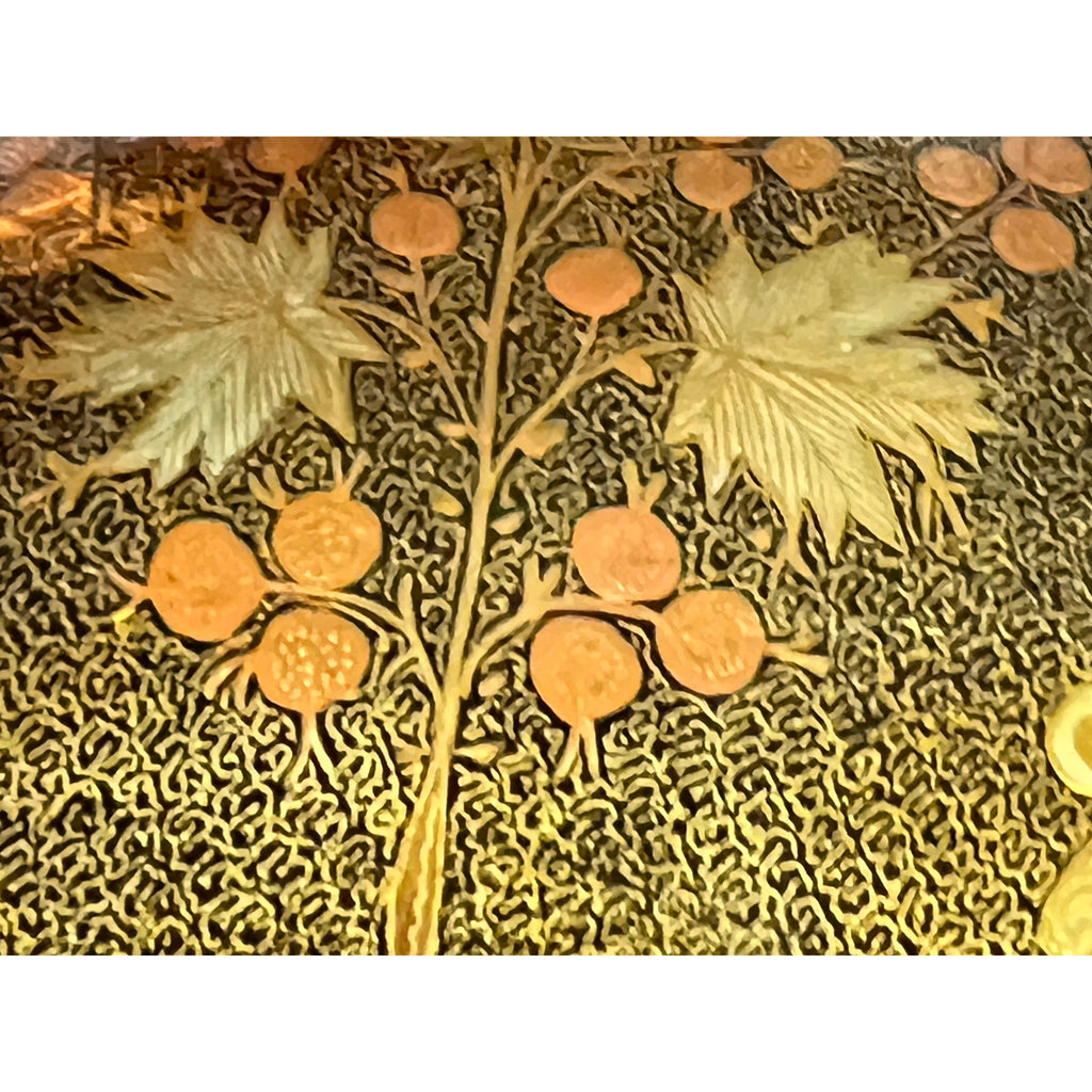 Vintage Hand Painted Gilt Polychrome Lacquer Boat Shaped Bowl Suffering Moses Cart2cart The Best Vintage Clothing