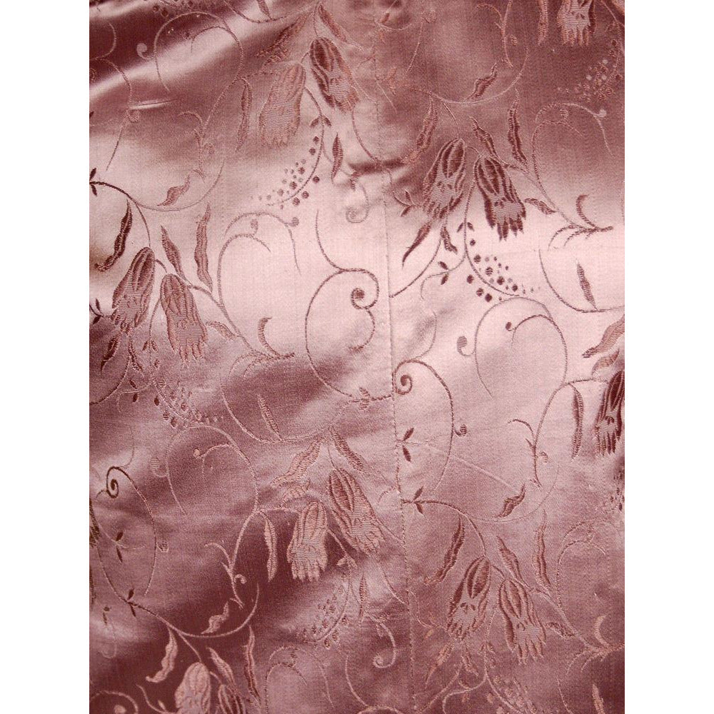 Antique Chinese Robe Silk Damask Mauve Provenance ESSO Women's The Best Vintage Clothing