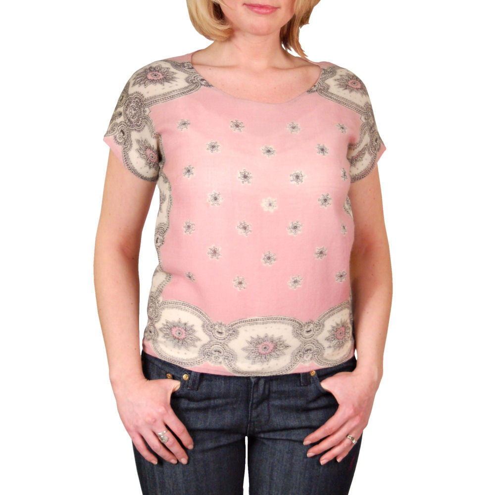 Vintage Blouse Wool Paisley Clare Potter 1940S Women's The Best Vintage Clothing