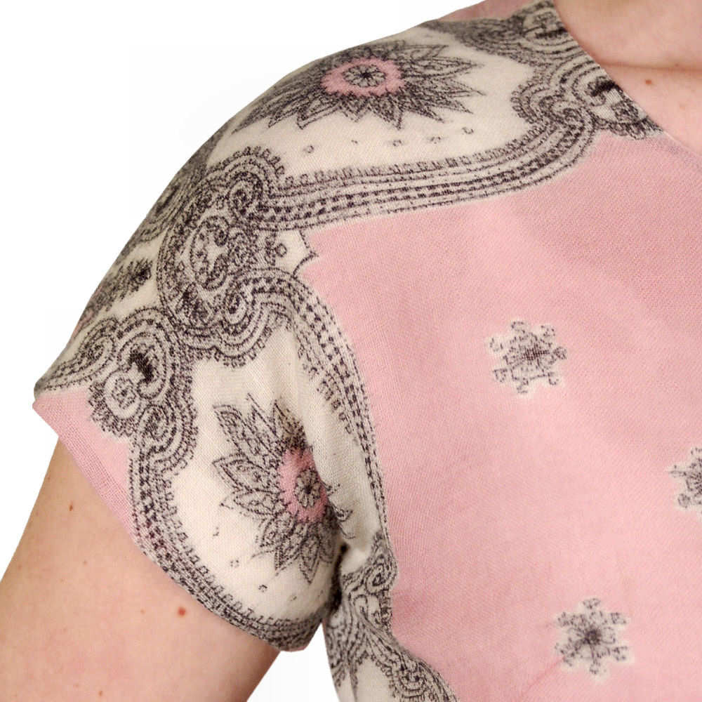 Vintage Blouse Wool Paisley Clare Potter 1940S Women's The Best Vintage Clothing