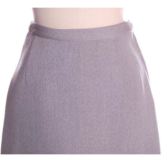 Vintage Gray Suit Silver Persian Lamb Stand Up Collar Late 1950s 39-26-38 Cart2cart The Best Vintage Clothing