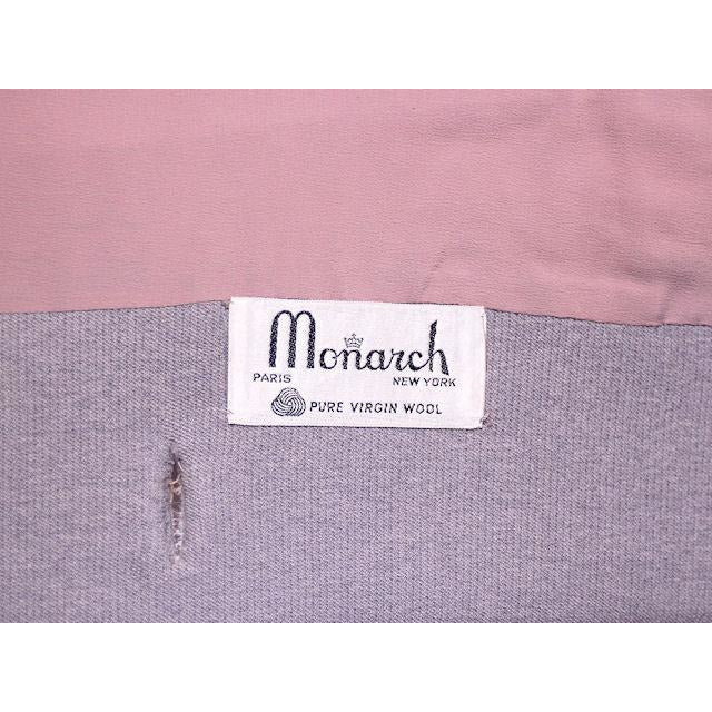 Vintage Gray Suit Silver Persian Lamb Stand Up Collar Late 1950s 39-26-38 Cart2cart The Best Vintage Clothing