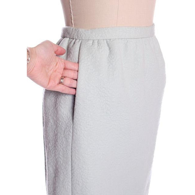 VTG Ben Zuckerman 1960s Suit Textured Wool Pale Aqua Blue Cart2cart Ben Zuckerman