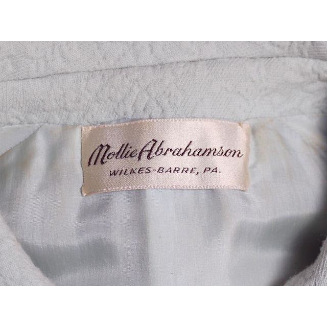 VTG Ben Zuckerman 1960s Suit Textured Wool Pale Aqua Blue Cart2cart Ben Zuckerman