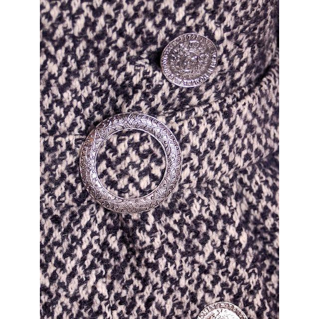 Vintage Black & White Mohair Tweed Suit 1960's Cart2cart The Best Vintage Clothing